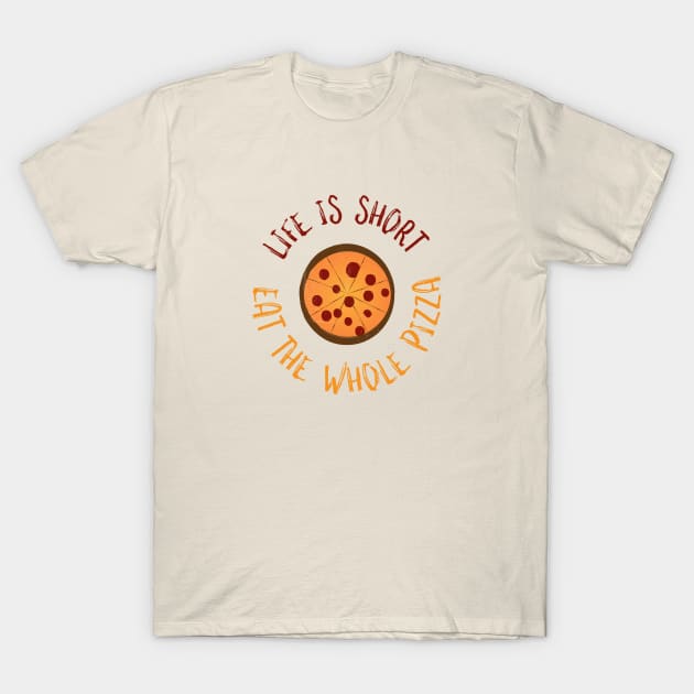 Eat The Pizza T-Shirt by Commykaze